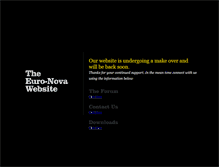 Tablet Screenshot of euro-nova.co.uk
